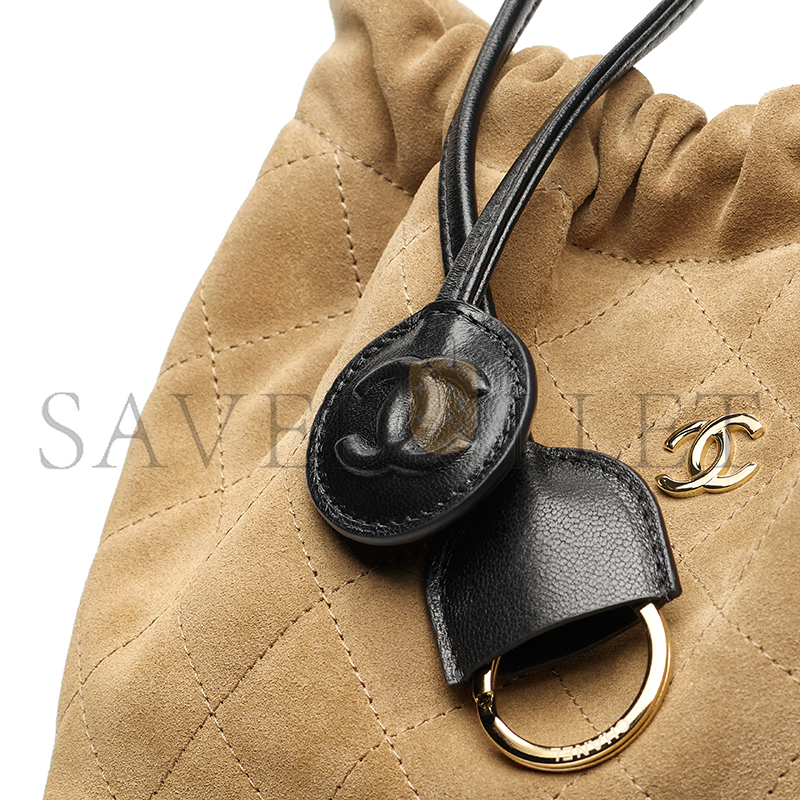 CHANEL CLUTCH WITH LEATHER STRAP AP5227 (22*17*8cm)